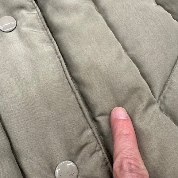 Vintage Woolrich Womens Medium Down Quilted Puffer Vest Jacket Coat USA 1970s - Picture 9 of 10